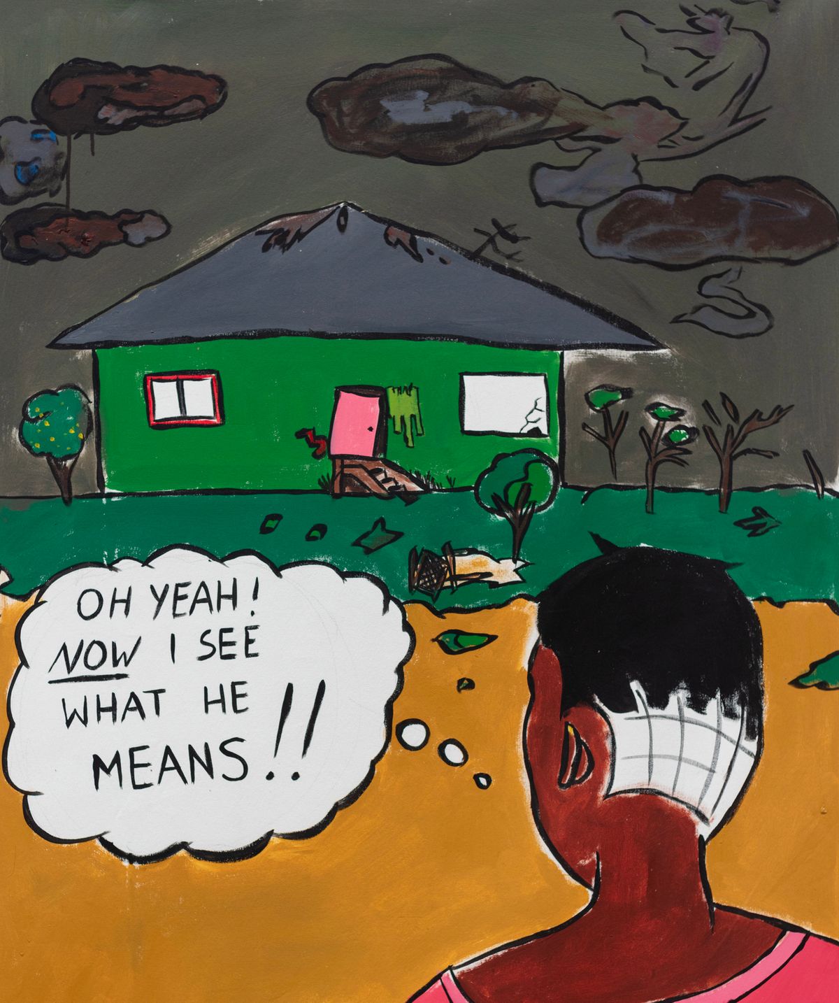 Archie Moore: Comic Paintings (2005)