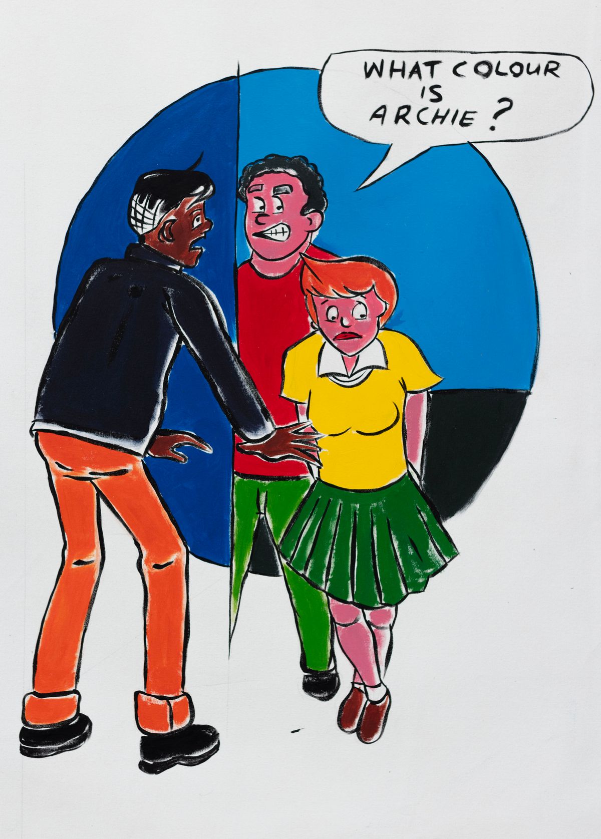 Archie Moore: Comic Paintings (2005)