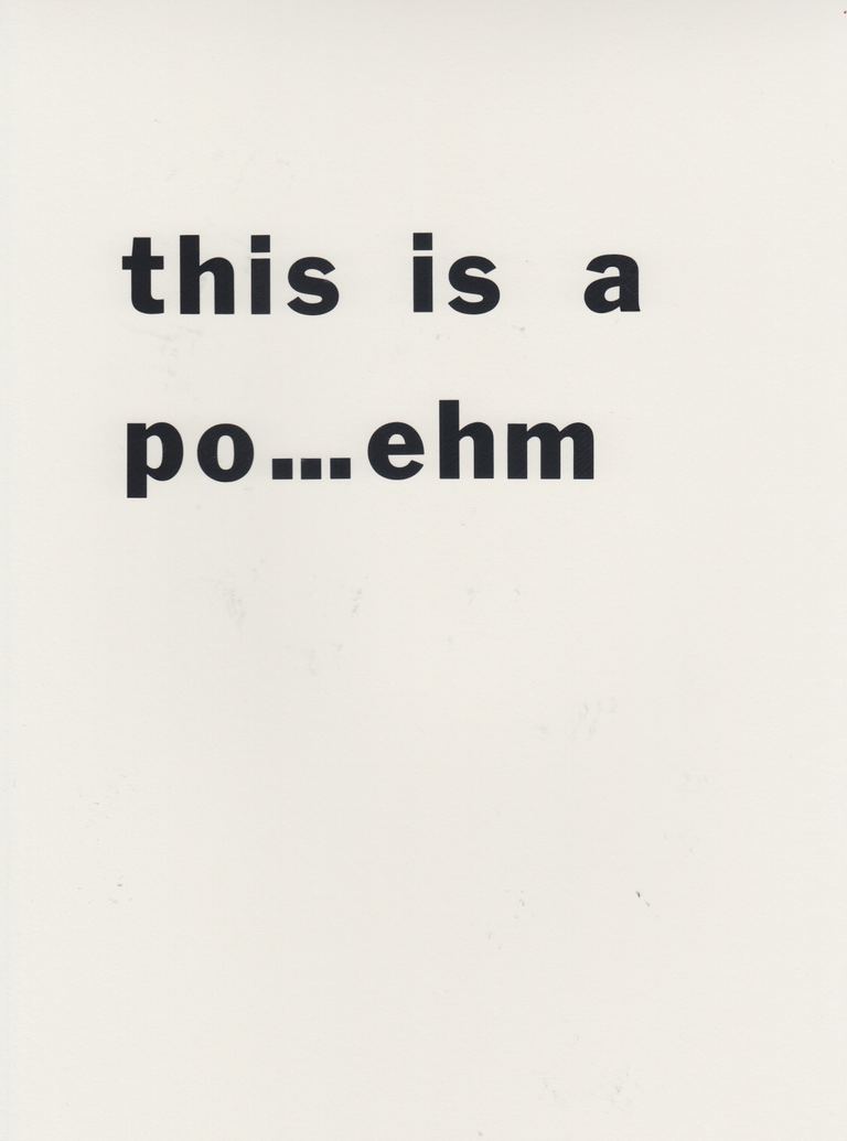 Mitch Cairns, Study for This is a poem 4, 2021