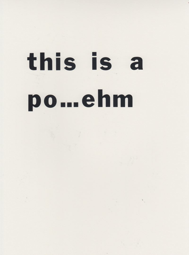 Mitch Cairns, Study for This is a poem 4, 2021