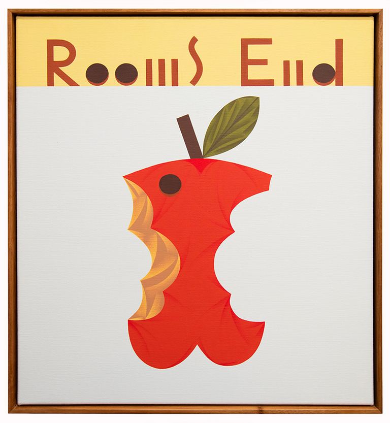 Mitch Cairns, Rental painting, 2017