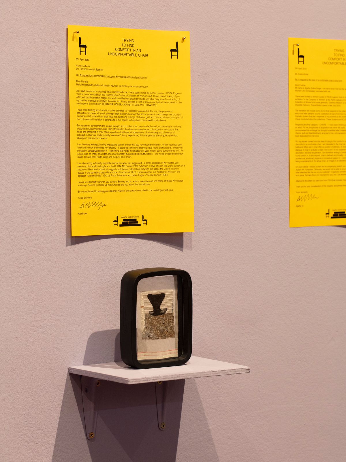 Agatha Gothe-Snape: Trying to find comfort in an uncomfortable chair