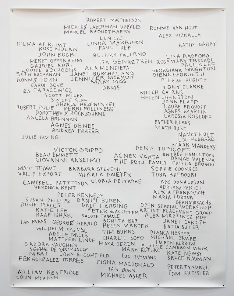 Agatha Gothe-Snape, Every Artist Remembered with Susan Jacobs, 2017