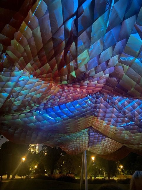 through river or drain