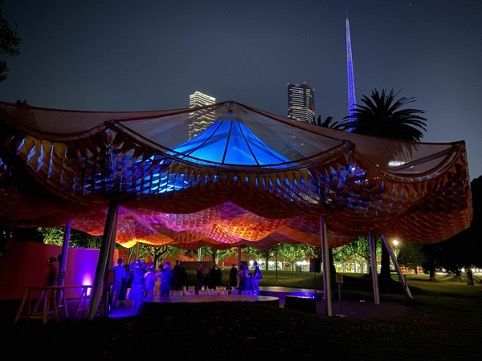 through river or drain