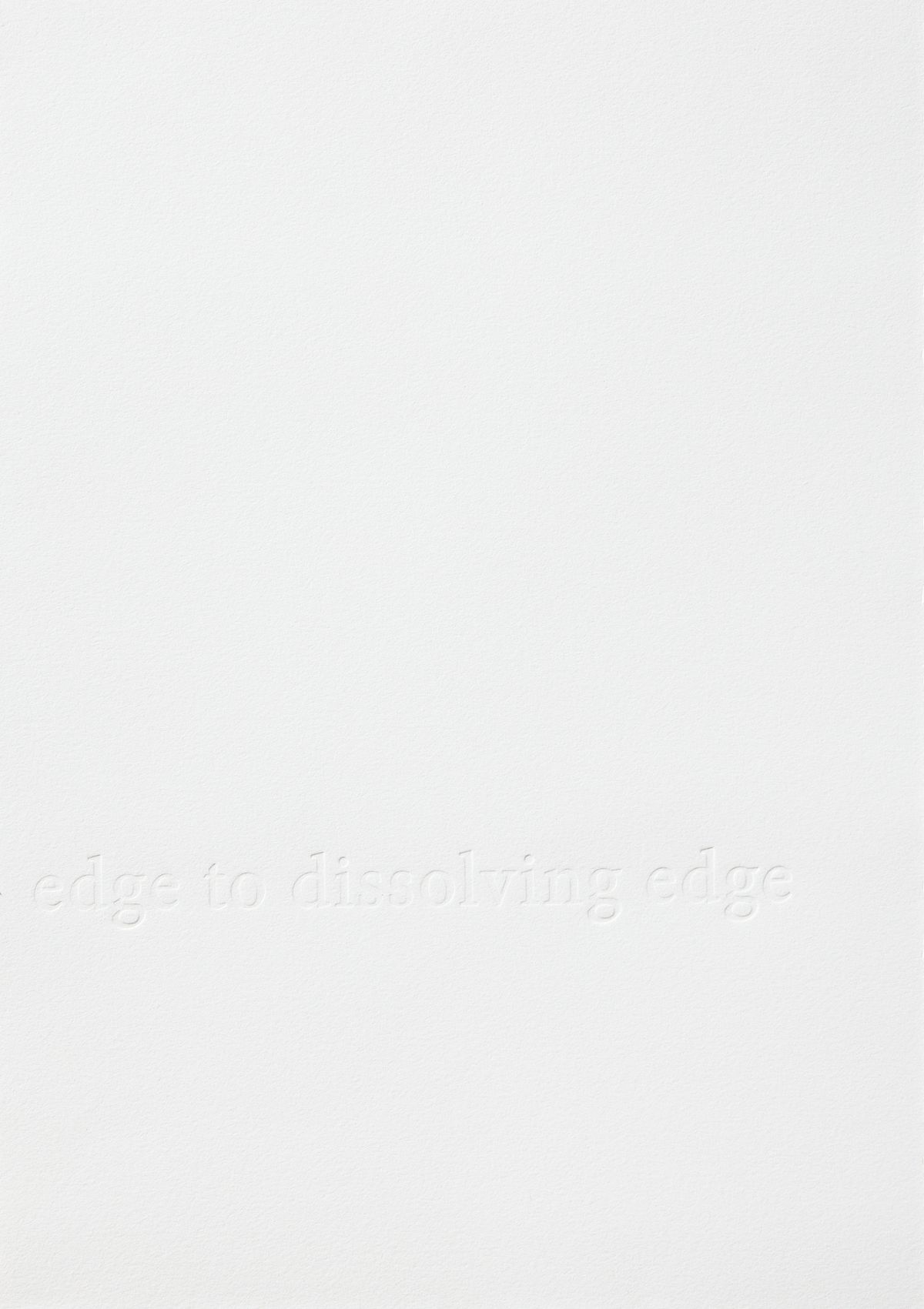 dissolve your edges