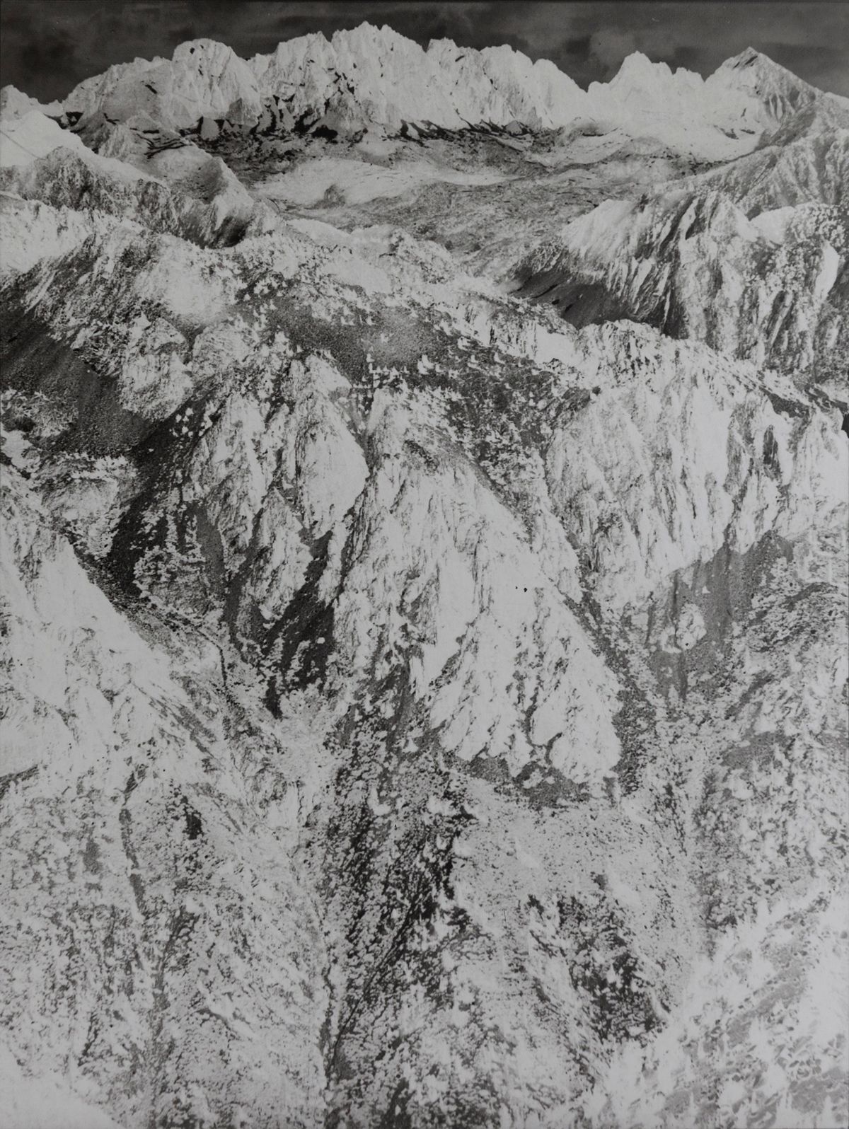 Ansel Adams, North Palisades from Windy Point, Kings River Canyon (Proposed as a national park), California, 1936/2019 