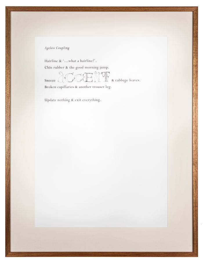 Mitch Cairns, Papers: Ageless Coupling, 2007