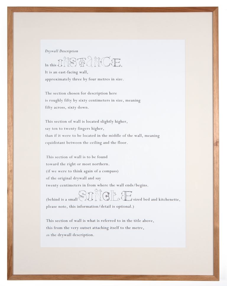 Mitch Cairns, Papers: Drywall Description, 2007