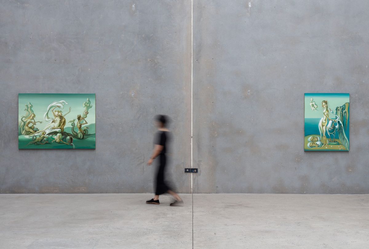 installation view: Tim Schultz — Future Birth of Style, at The Commercial, Sydney, 2025