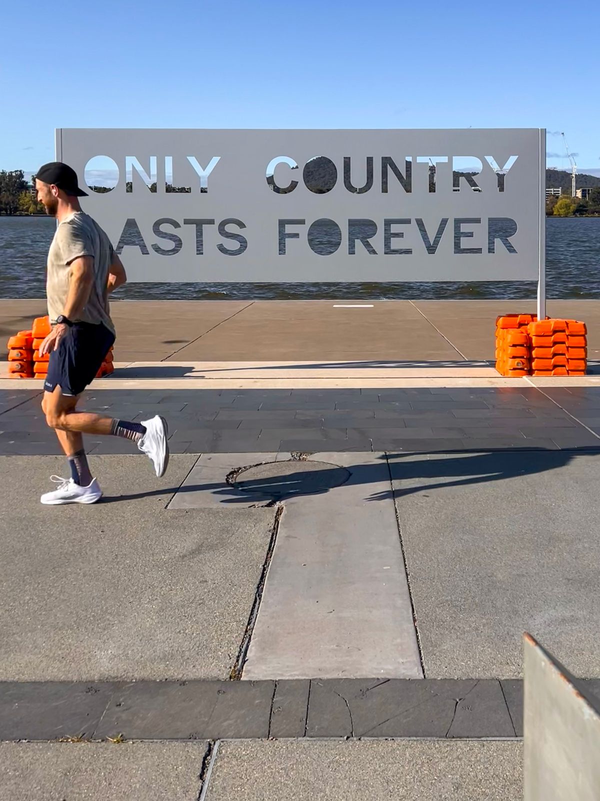 installation view: Jazz Money, Only Country Lasts Forever, 2024 | Canberra Art Biennial, Canberra