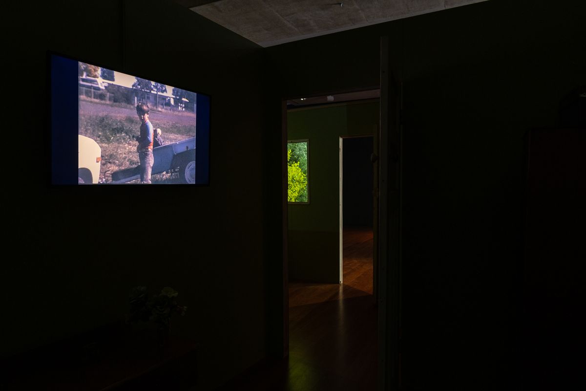 installation view: Archie Moore — Dwelling (Adelaide Issue), at Samstag Museum of Art, University of South Australia, Adelaide, 2024 