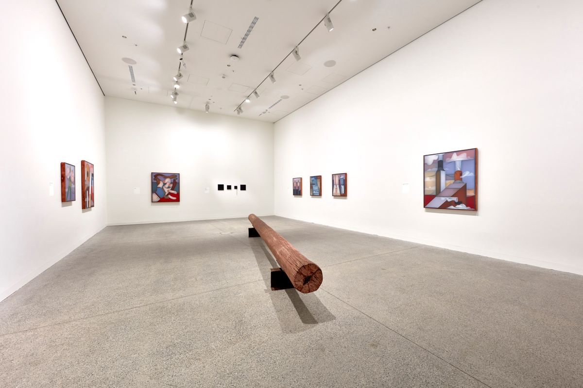 installation view: Mitch Cairns: Restless Legs, at the Art Gallery of New South Wales, 2025