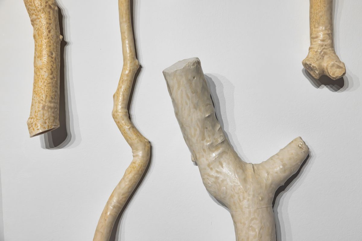 installation view: Yasmin Smith — Sediment, at Mosman Art Gallery, Sydney, 2023