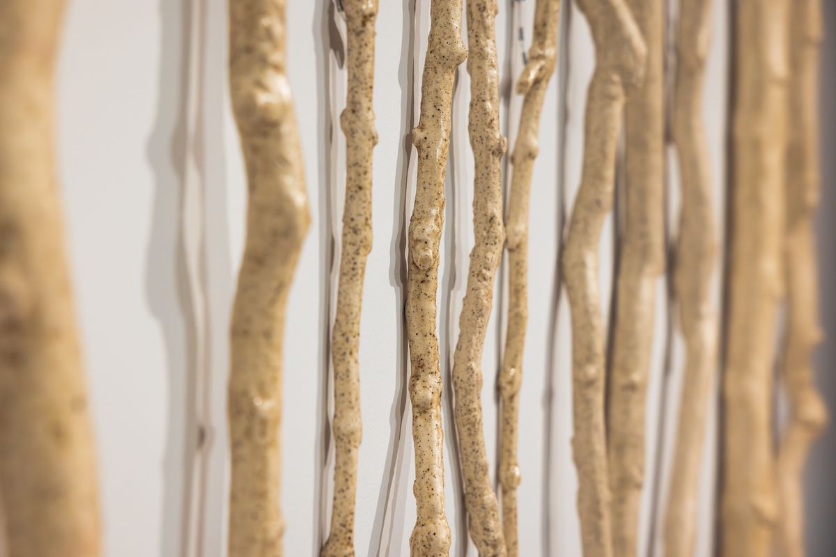 installation view: Yasmin Smith — Sediment, at Mosman Art Gallery, Sydney, 2023