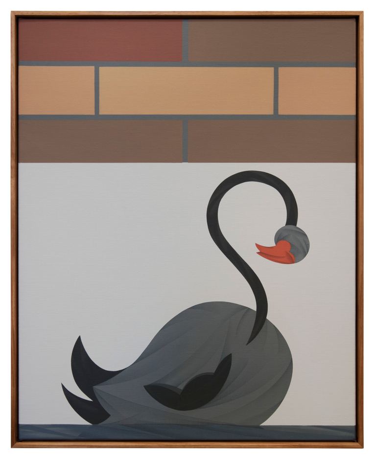 Mitch Cairns, Geranium Pots (swan classic), 2016