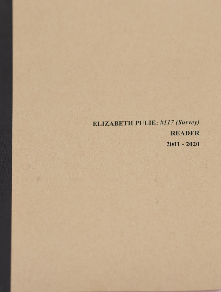 Elizabeth Pulie, READER, 2001