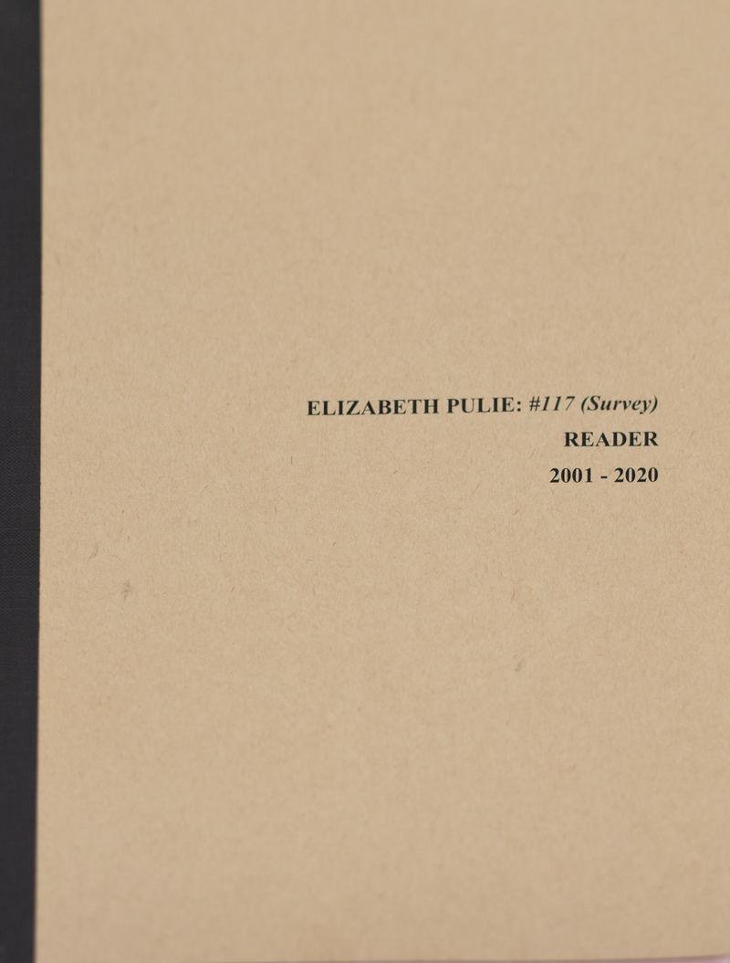 Elizabeth Pulie, READER, 2001