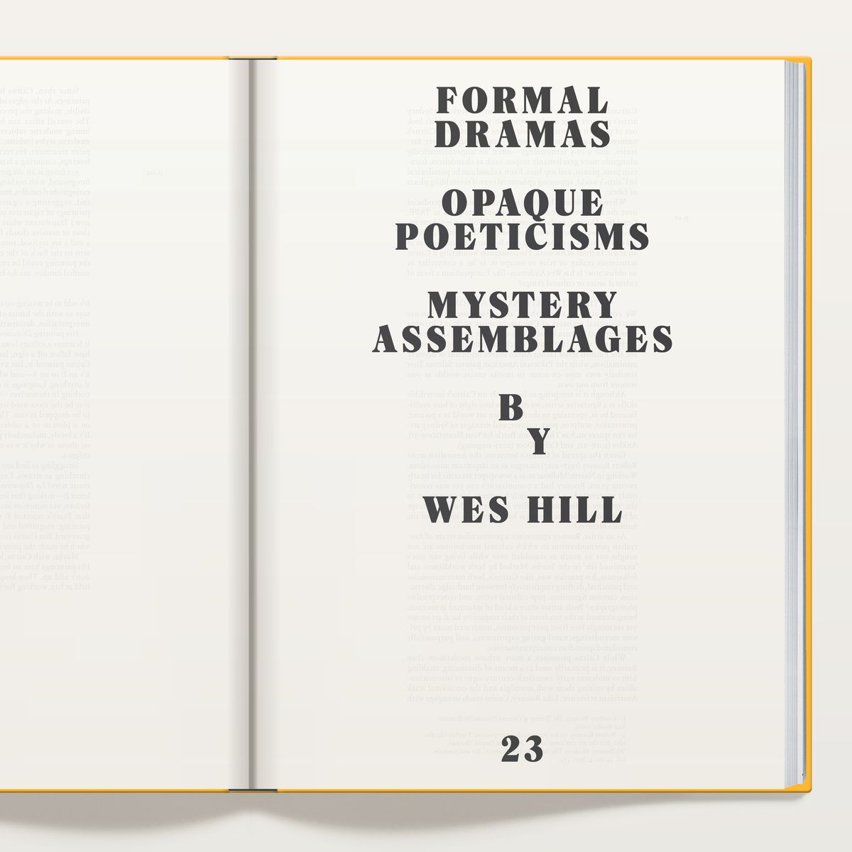 Mitch Cairns: Artist's Mouth, exhibition catalogue edited by Lucy Latella and Robert Leonard