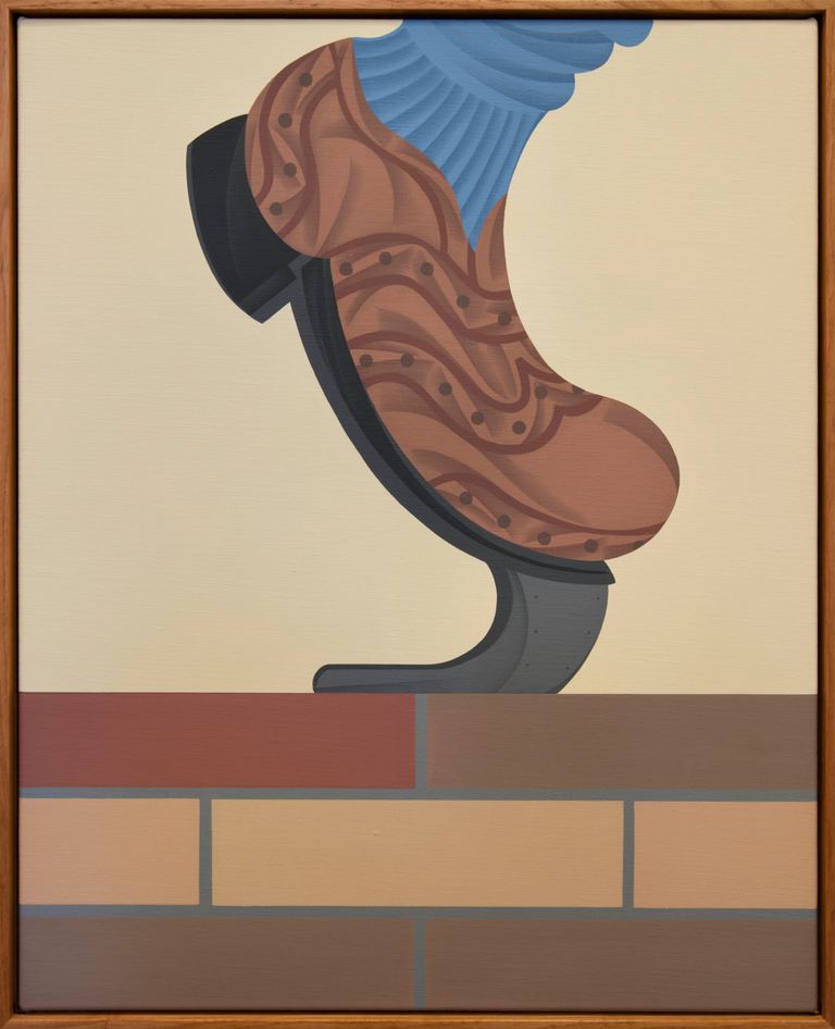 Mitch Cairns, Geranium Pots (Art Fair Painting), 2016