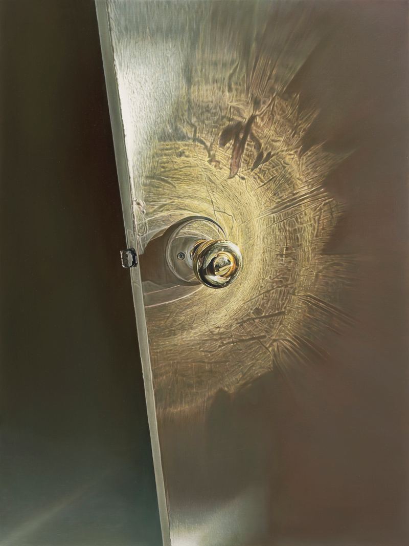 Anna Kristensen, All that’s in here is all that’s out there (Apartment door), 2024