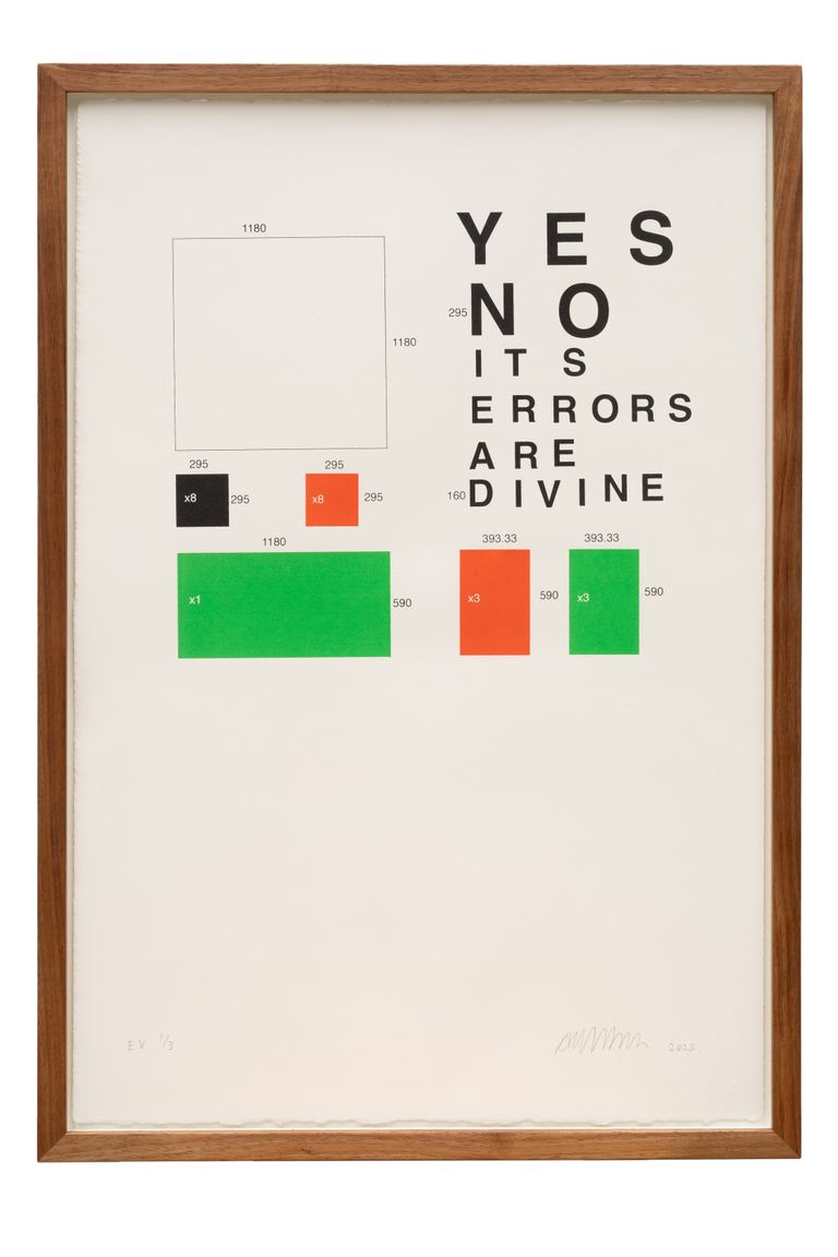 Agatha Gothe-Snape, Order Form, 2025