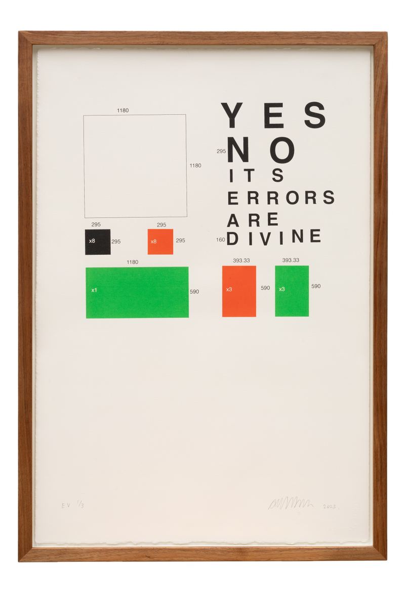 Agatha Gothe-Snape, Order Form, 2025