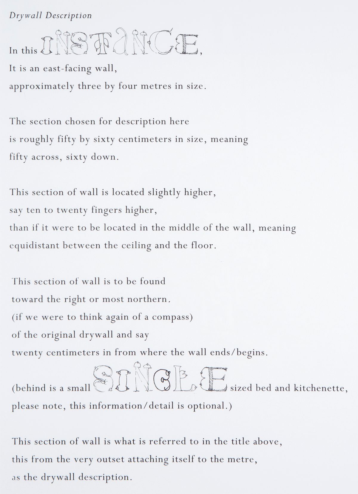 Papers: Drywall Description