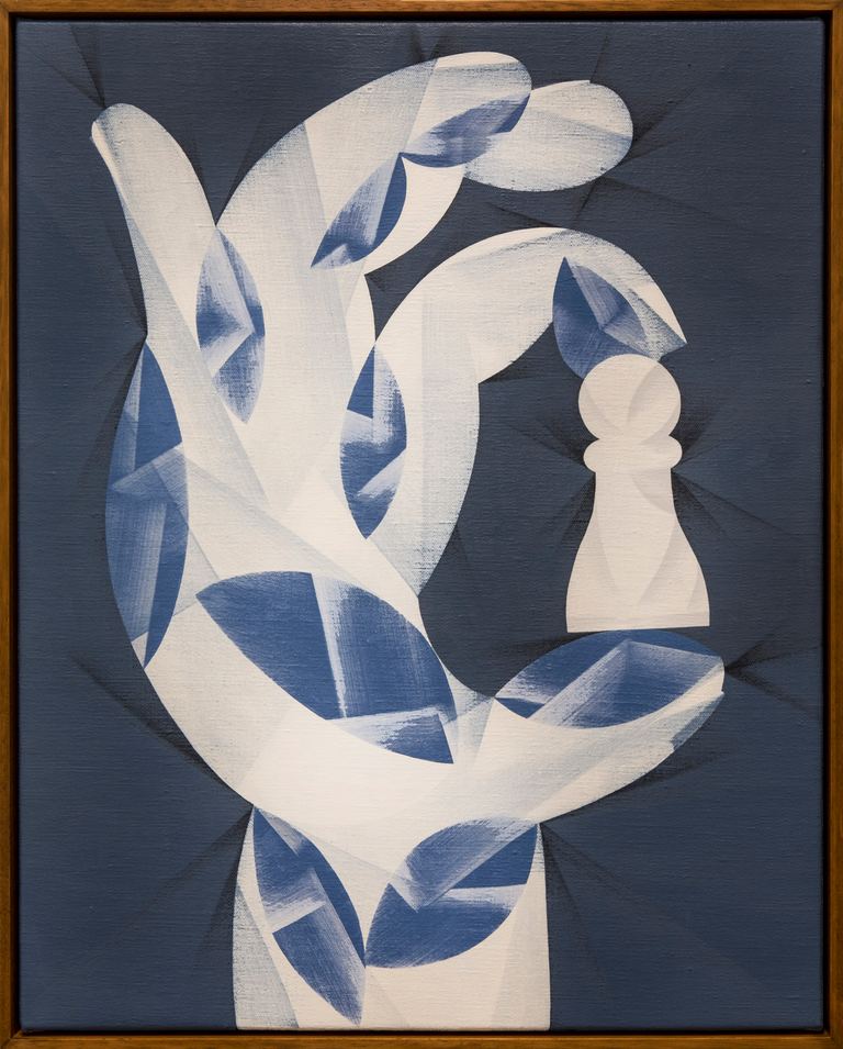 Mitch Cairns, Study for Painting in Increments, 2014
