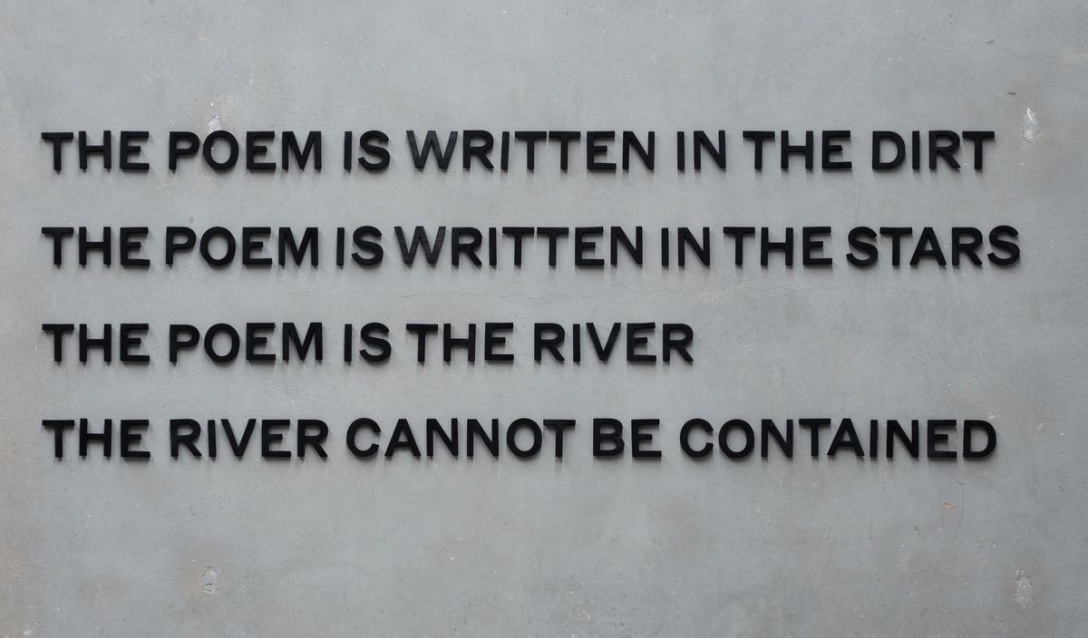 the river cannot be contained