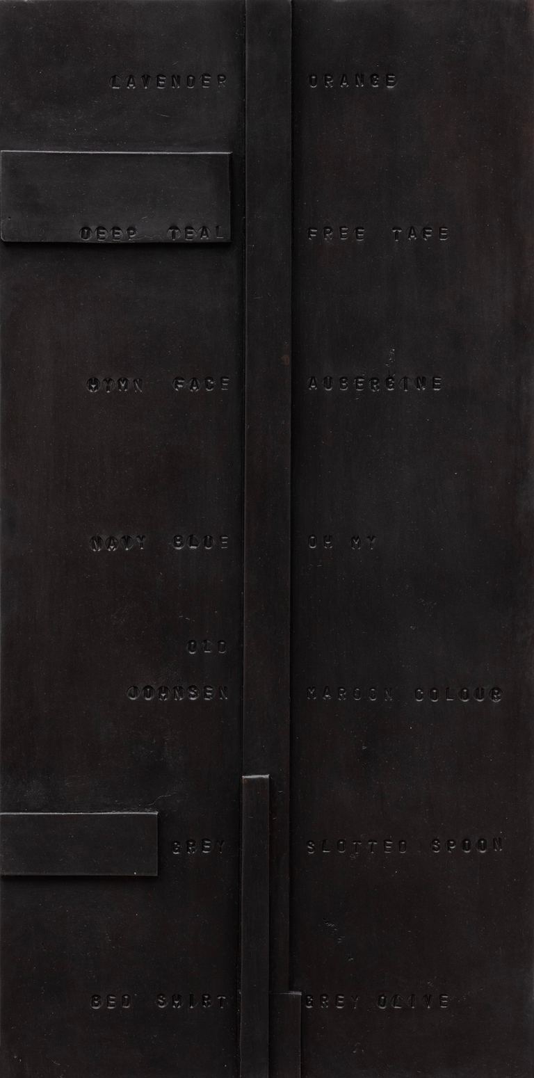 Mitch Cairns, Swatch plate, 2025