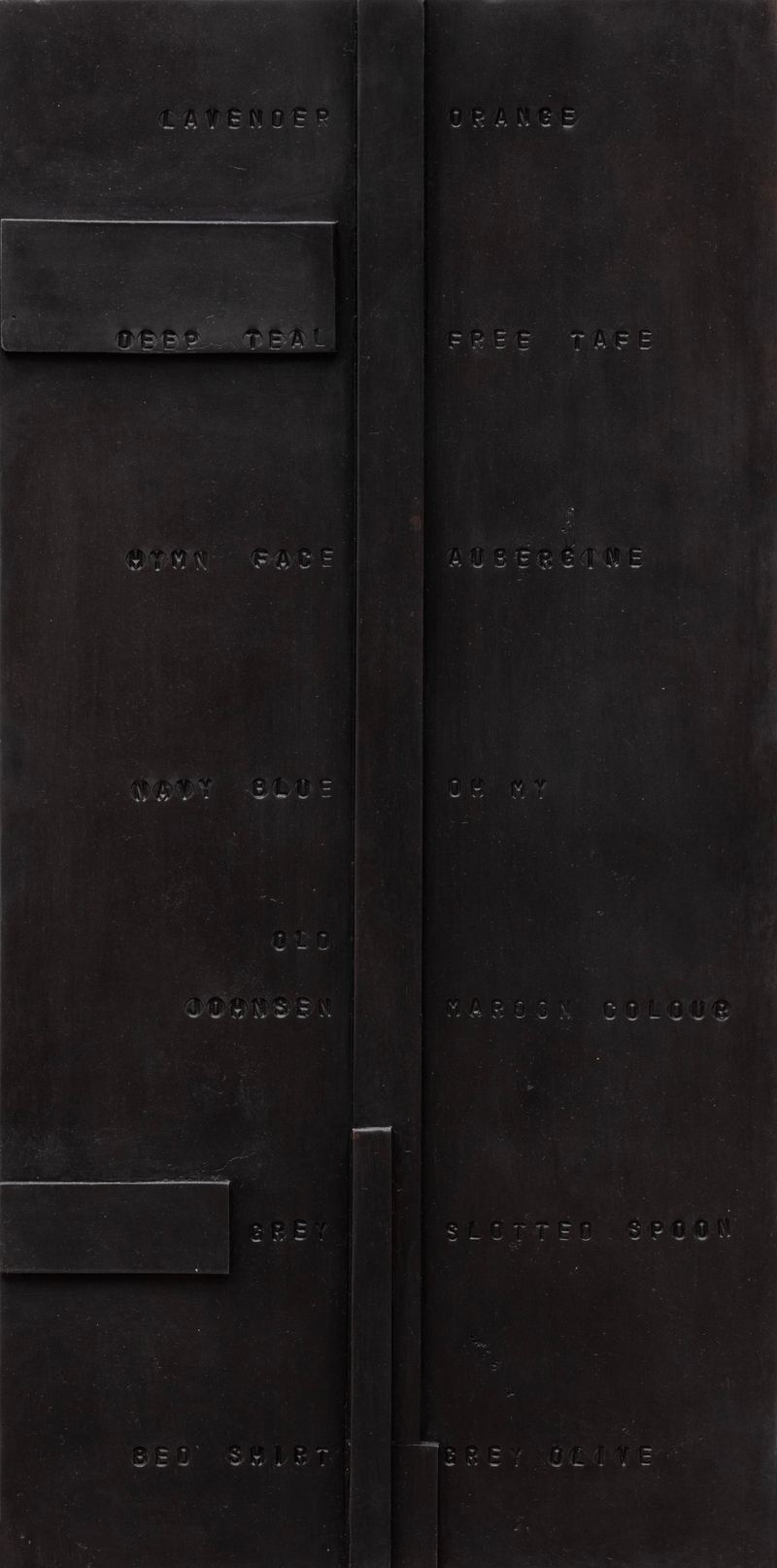 Mitch Cairns, Swatch plate, 2025