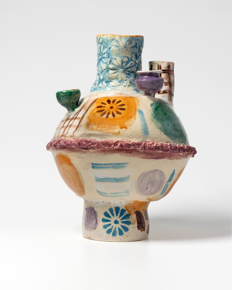 Angela Brennan, Pot with Flowers, 2025
