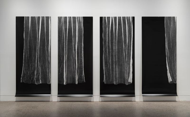 Amanda Williams, Untitled Photogram (linen) I-IV, 2023