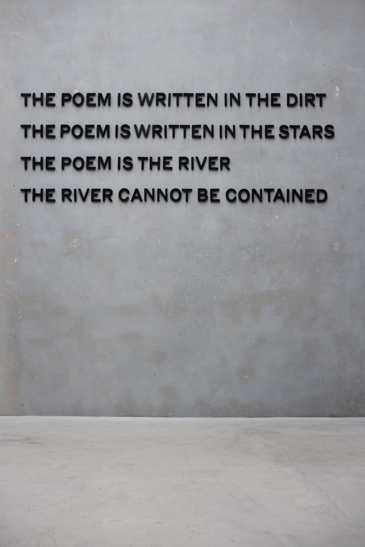 the river cannot be contained