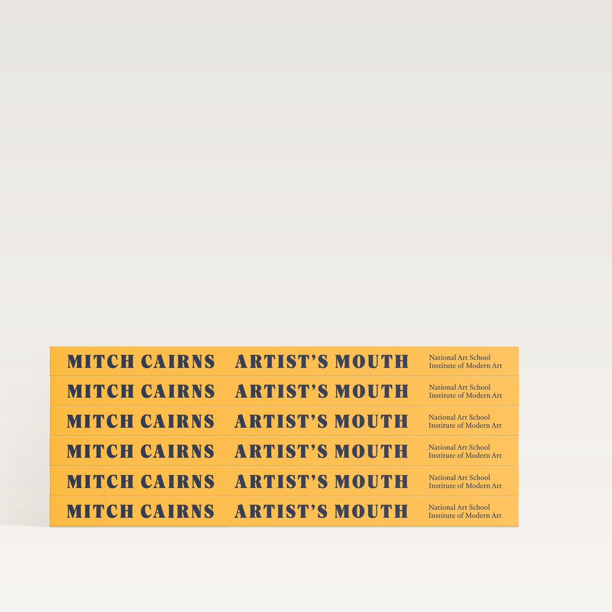 Mitch Cairns: Artist's Mouth, exhibition catalogue edited by Lucy Latella and Robert Leonard