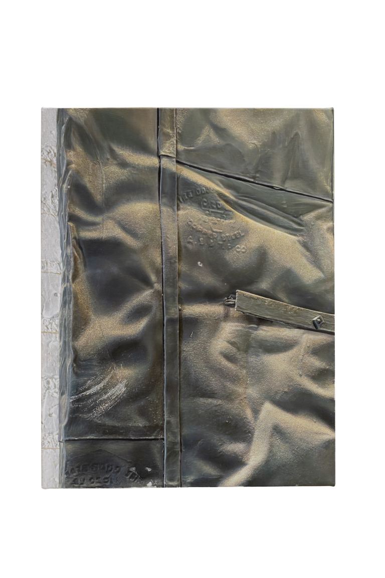 Anna Kristensen, All that’s out there is all that’s in here (Studio door), 2025