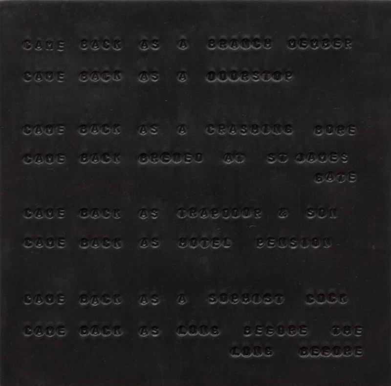 Mitch Cairns, Declarative plate, 2025