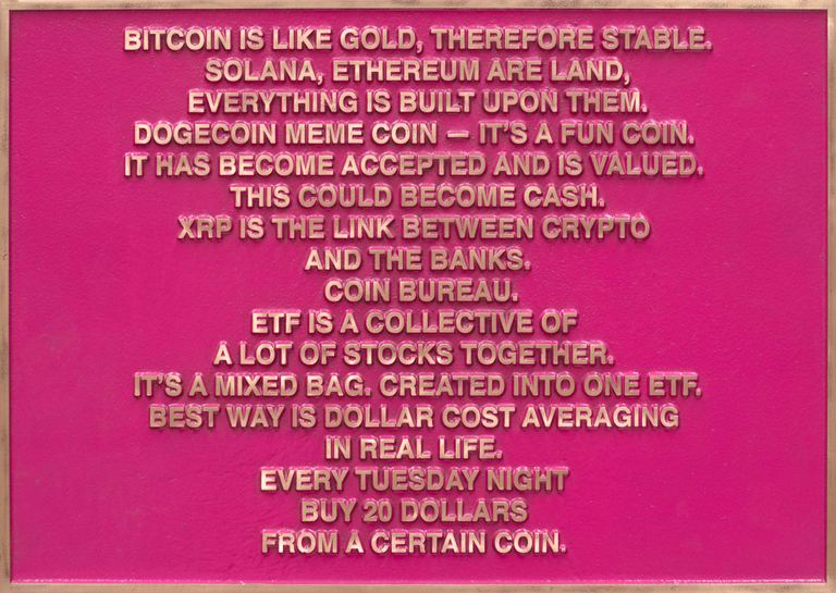 Agatha Gothe-Snape, Sign (Tangible Asset), 2025