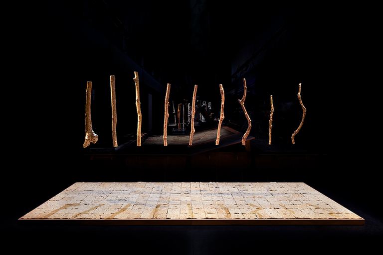 <p>Yasmin
Smith,&nbsp;<i>Stars (Castle Hill Plantation 2021)</i>, Collection: Powerhouse
Museum, Sydney. Commissioned by Powerhouse Museum for the exhibition
Eucalyptusdom, 2021 (Photo: Luc Remond)&nbsp;</p>