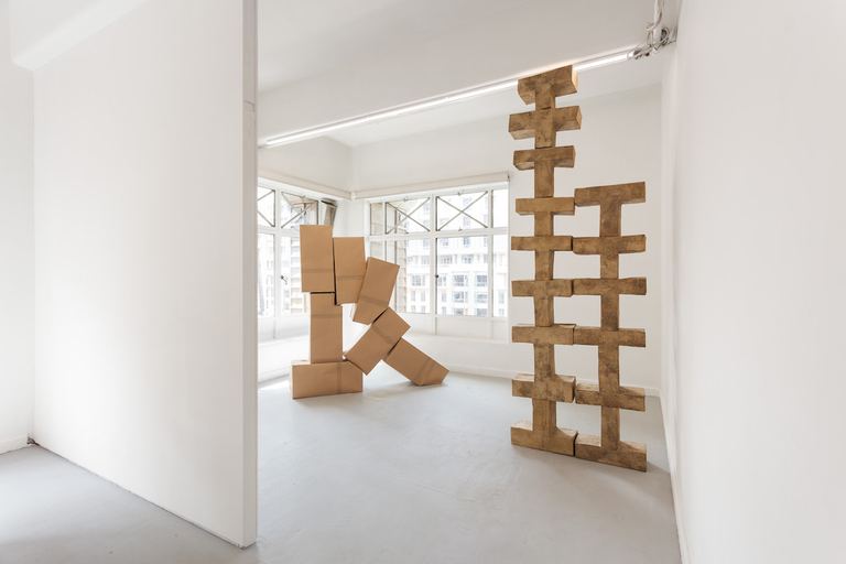 Installation view of Augusta Vinall-Richardson, TEMPLATE/SKETCH, 2023, Caves.&nbsp; Photo: Christo Crocker