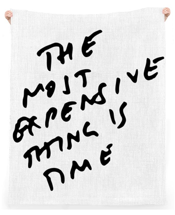 The Most Expensive Thing (Luxury Beach Throw)