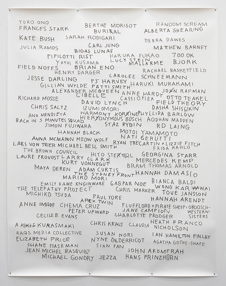 Agatha Gothe-Snape, Every Artist Remembered with Keiken, 2017