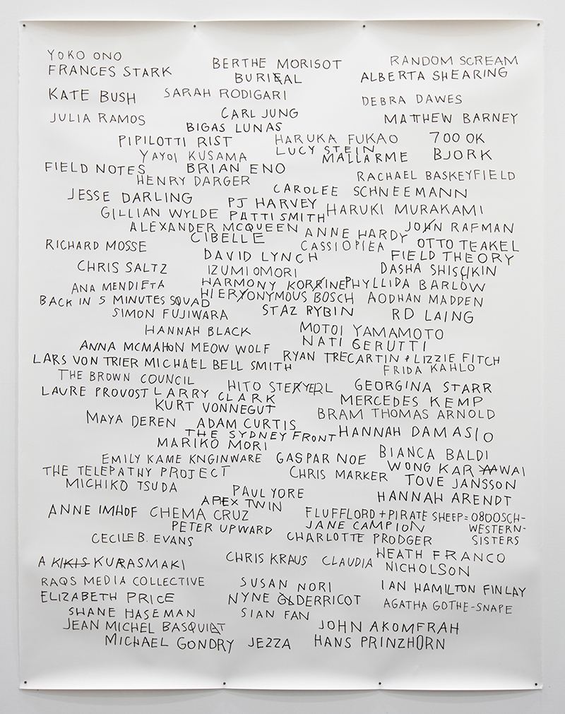 Agatha Gothe-Snape, Every Artist Remembered with Keiken, 2017