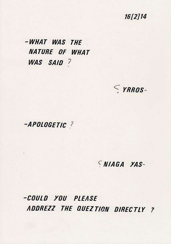 Mitch Cairns, Untitled, 2015