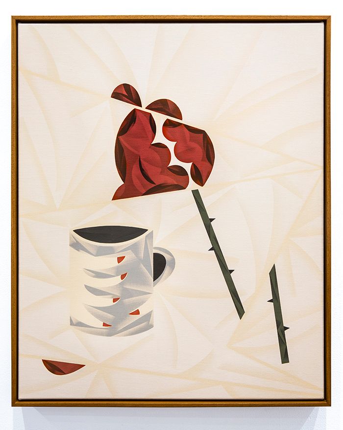 Rose & Coffee Painting Painting