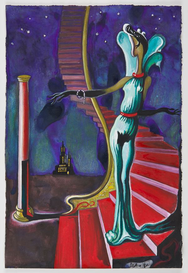 Tim Schultz, Staircase and Column, 2014