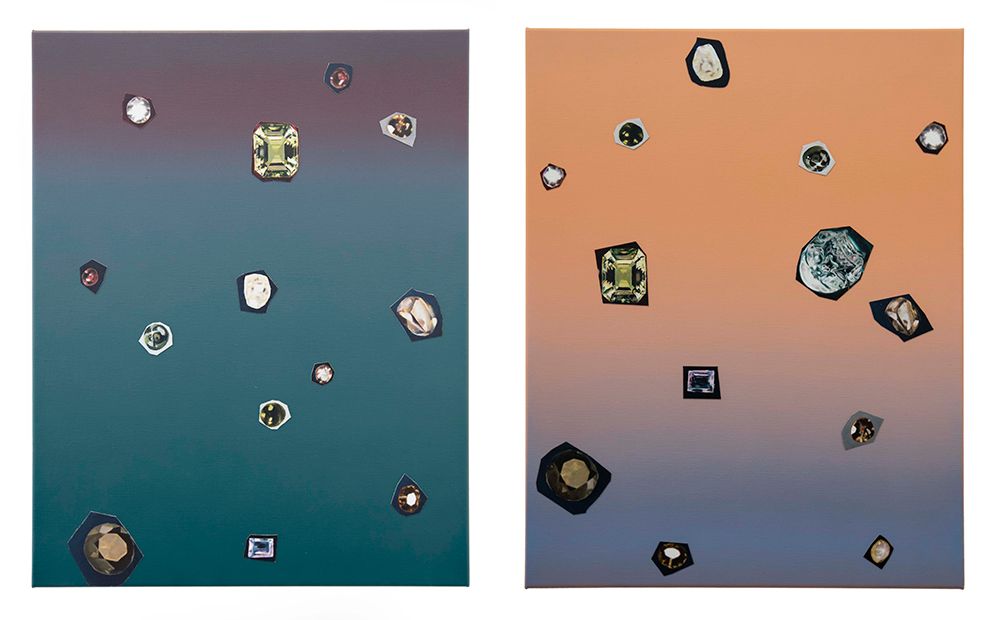 2 Stone Arrangements with Colour Shifts