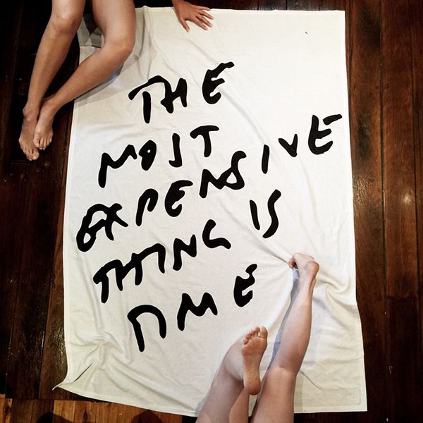 The Most Expensive Thing (Luxury Beach Throw)