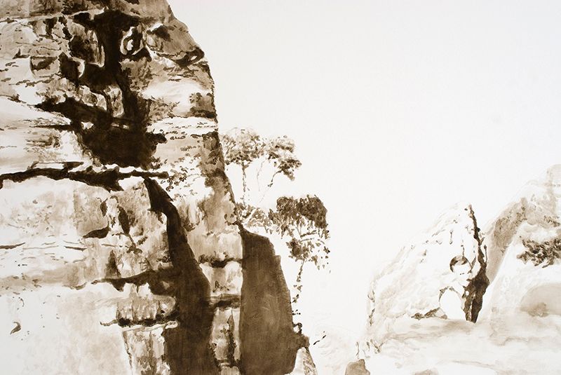 Campfire at Ruined Castle